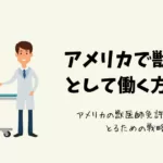 アメリカで獣医師として働く方法③状況に合わせた補足情報